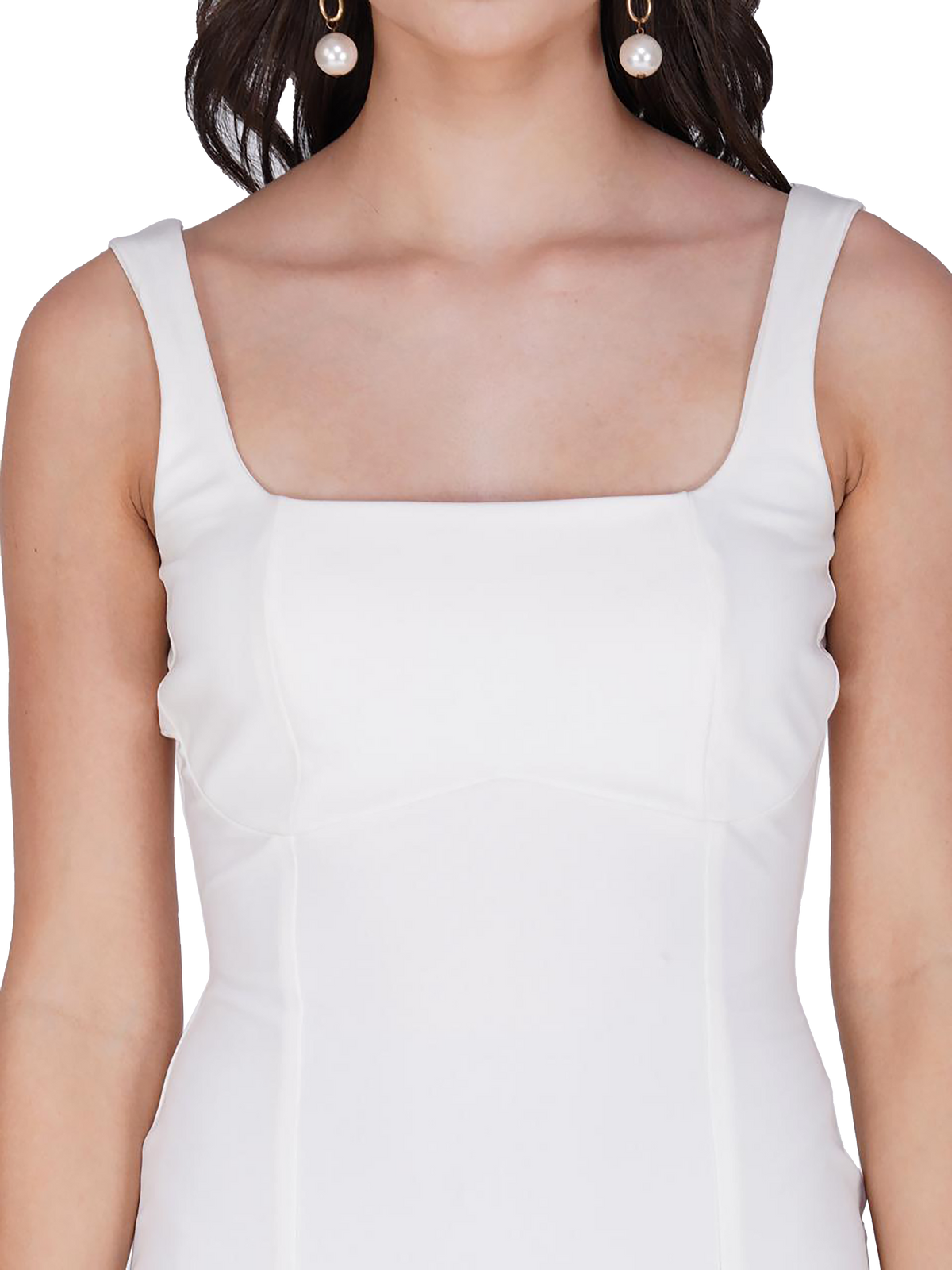 Molly White Short Dress