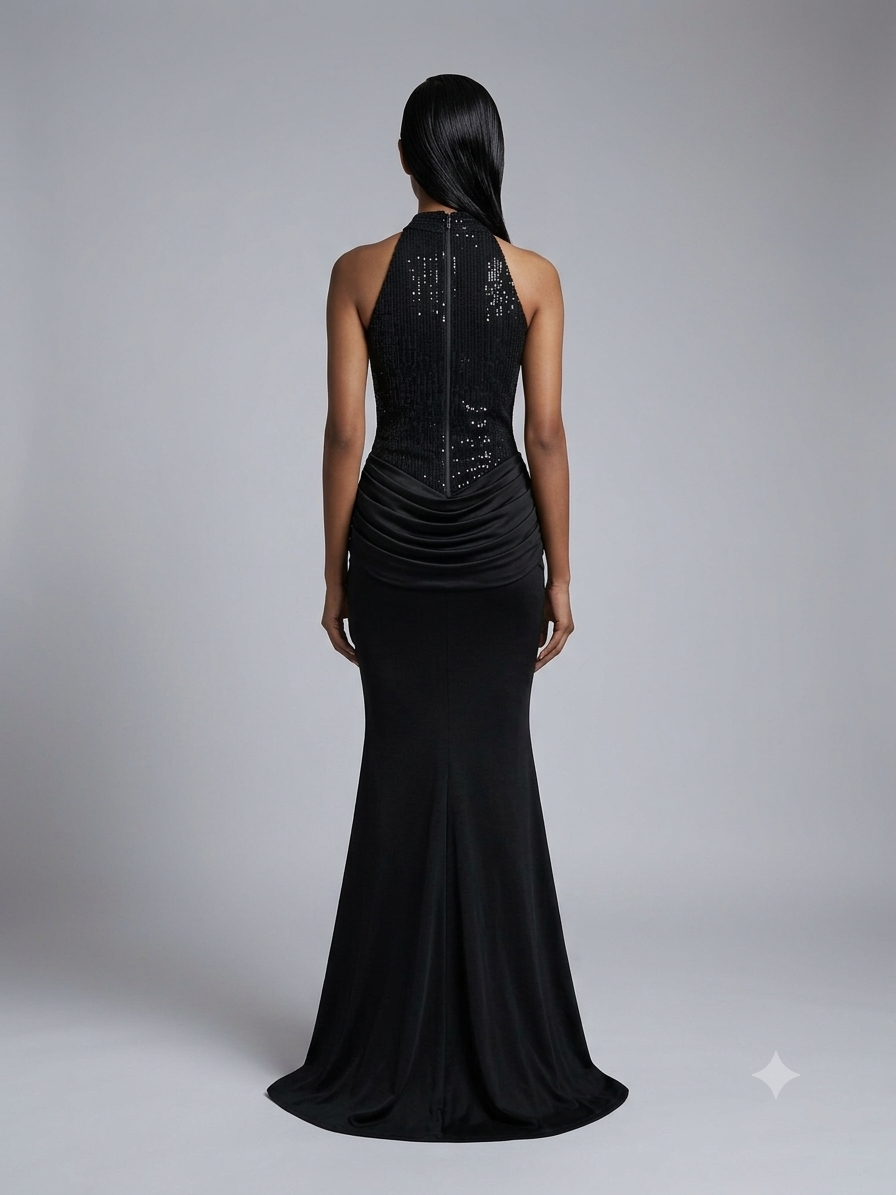 Aurelia Sequin Maxi Dress