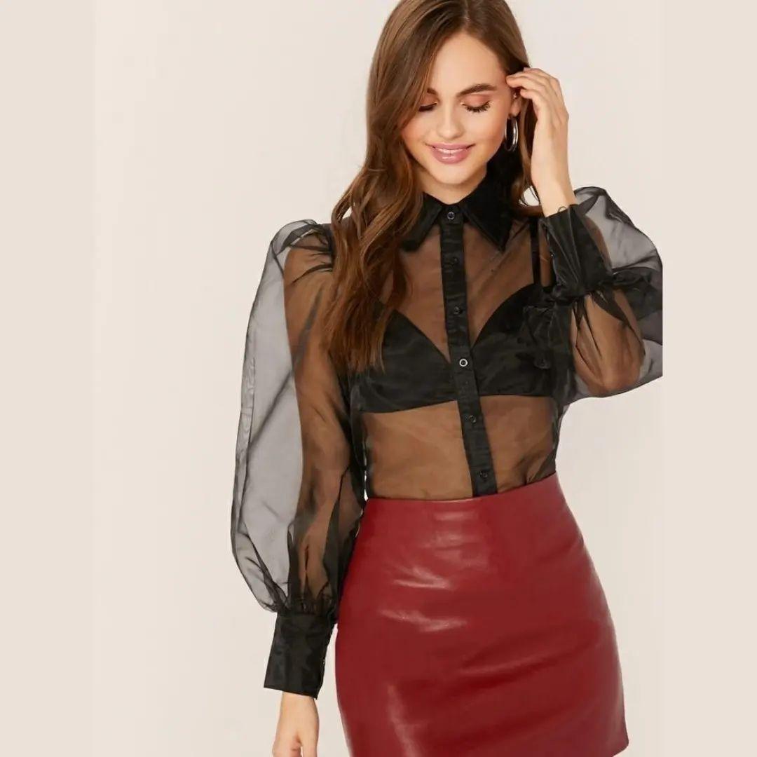 Satin bustier with tissue oversize shirt.01 - Westo India