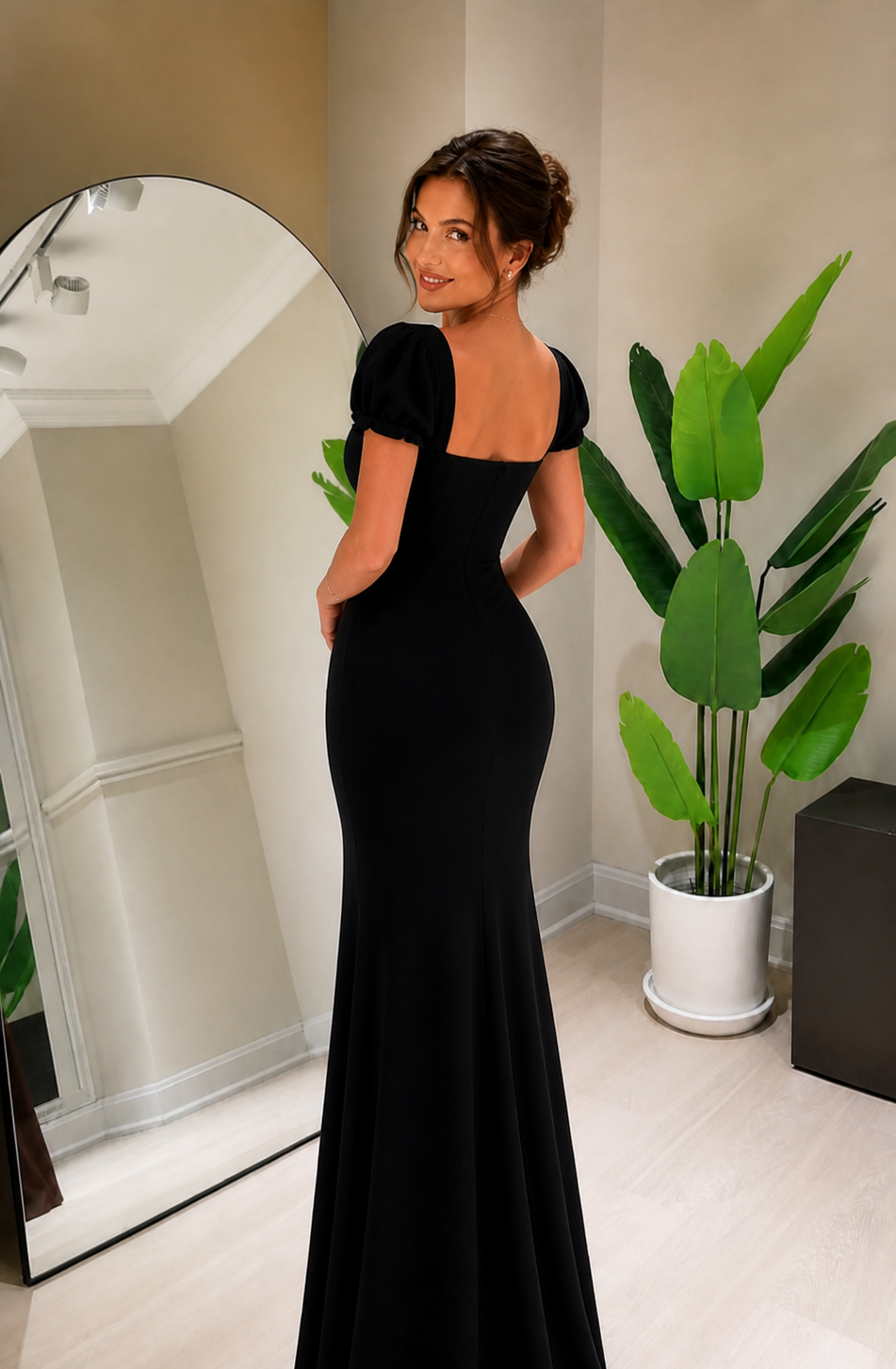 Imperial Black Dress